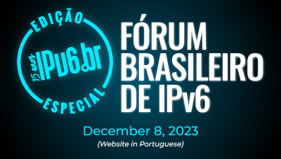 Banner evento IPv6 15 anos